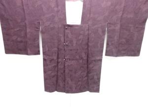 花模様織出しロング道行コート